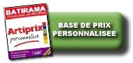Bordereau de prix personnalis&eacute;e 2