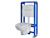 Installation wc suspendu autoportant duofix