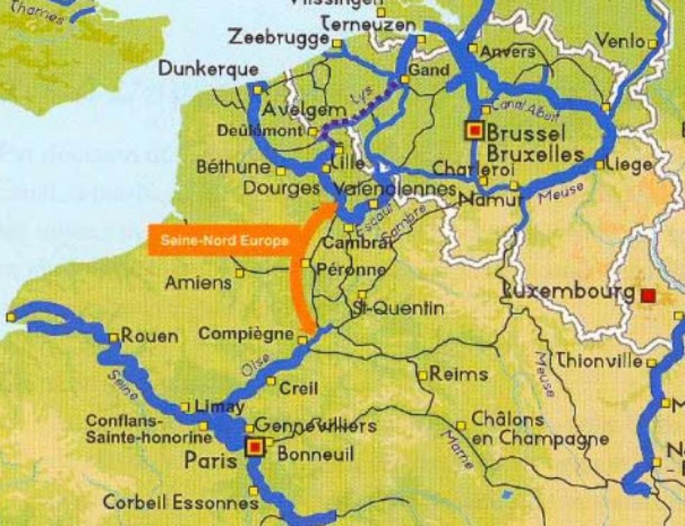 L'Etat et les collectivités vont financer le canal Seine-Nord