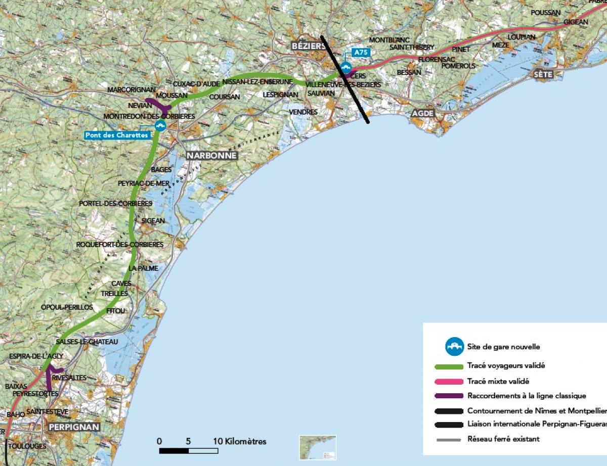 LGV Montpellier-Perpignan: Castex veut la faire avancer