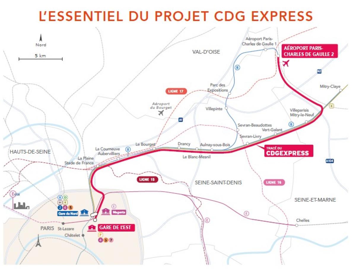 La justice autorise la reprise du chantier du CDG Express