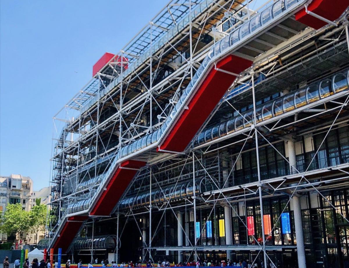 Centre Pompidou: l'emblématique 