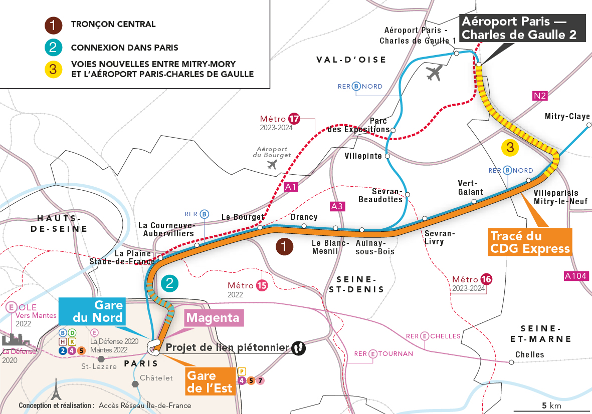 Jeux Olympiques 2024 : le gros des travaux du CDG Express sera réalisé... mais pas tout