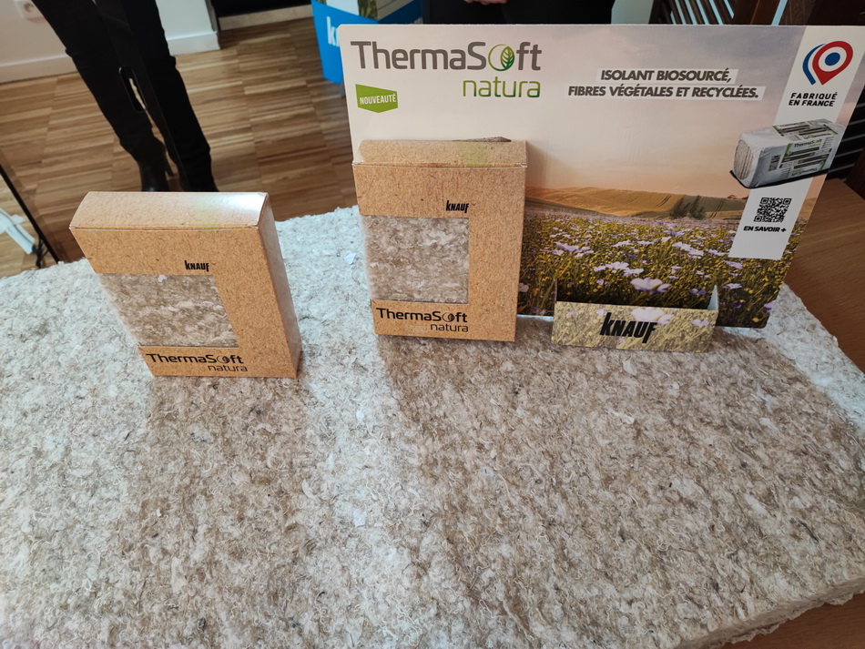 Panneaux isolants biosourcés THERMASOFT NATURA Knauf