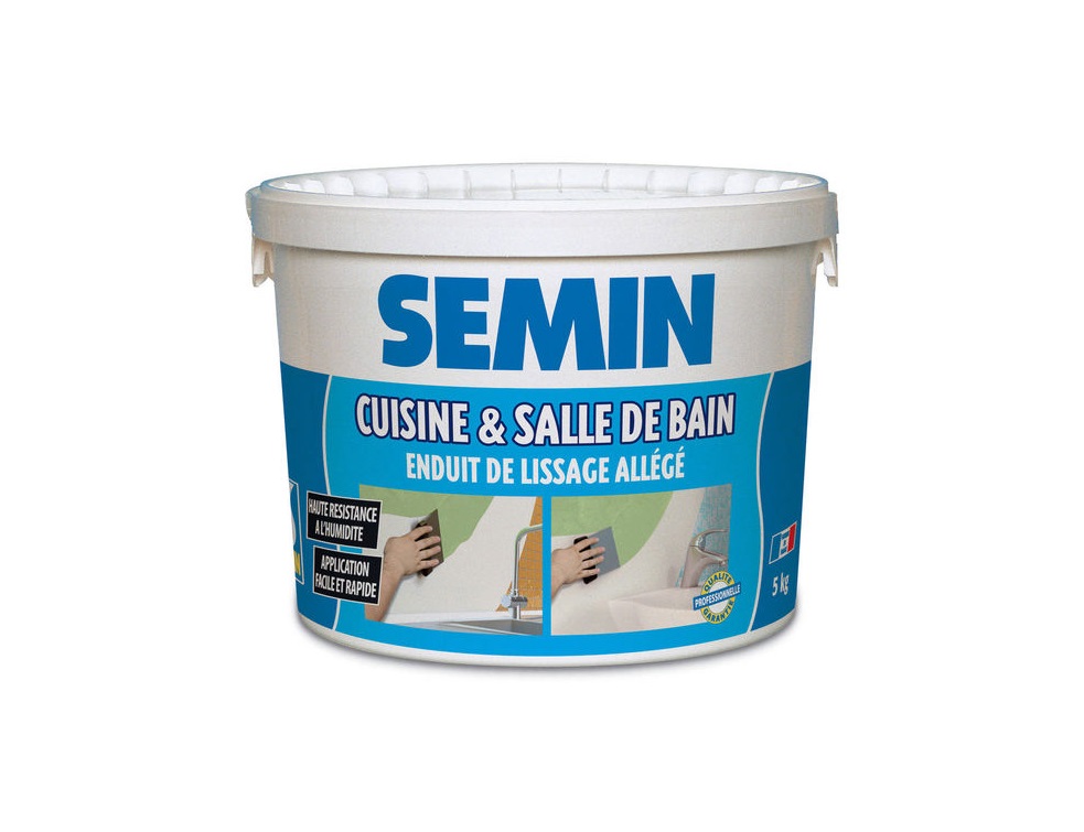 Semin cuisine & bain - enduit de lissage