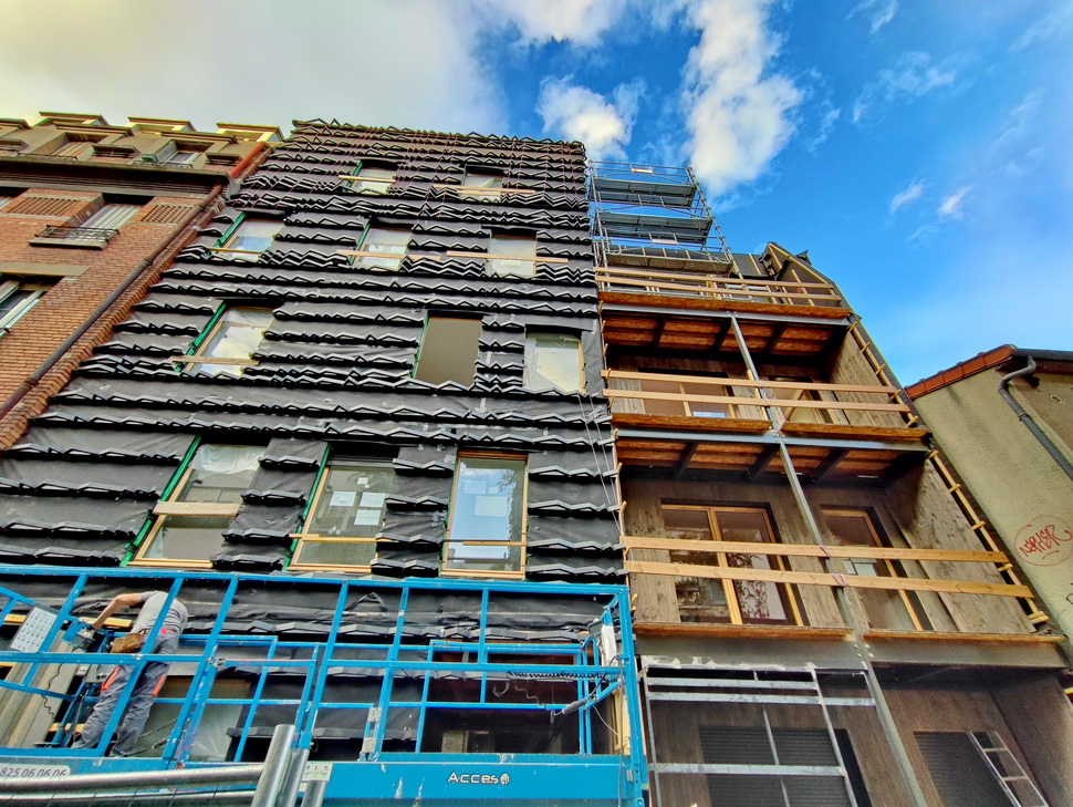 Yama Tani, un chantier de logements de Kengo Kuma et du promoteur REI Habitat à Paris