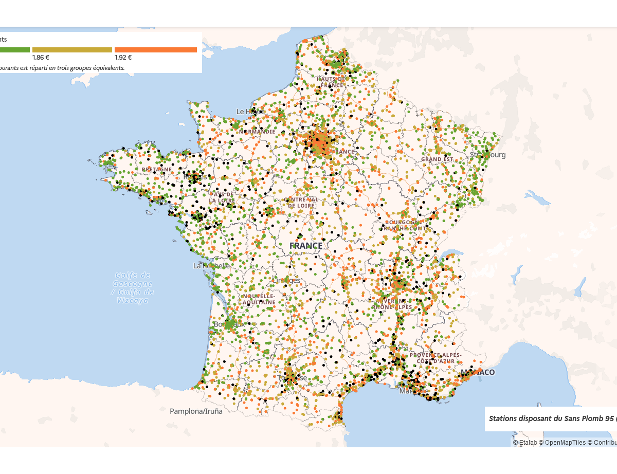 Le nouveau site du gouvernement pour visualiser où trouver du carburant