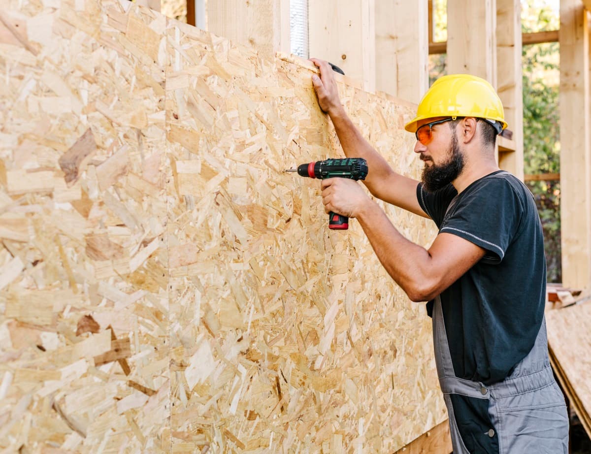 Structure de chiffre en bois