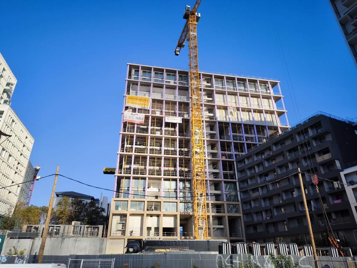 Wood’Up, un bâtiment de 132 logements en structure bois/béton/acier à Paris