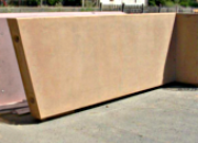 Murs à  parement colore