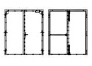 Bloc-porte 2 vantaux 2 V, 2VGH