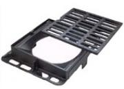 Grille de bordures et chaussée