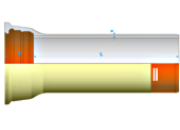 Tuyau TT PUX à joint STANDARD