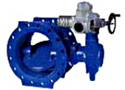 Robinet à papillon motorisé-PFA 16 bar