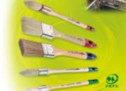 Pinceaux plats et pinceaux ronds