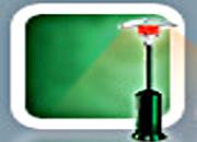 Parasol Chauffant Gaz 1200