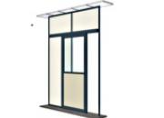 Les portes cadre alu coulissantes