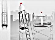 Plate forme entre banche pliable