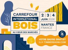 CARREFOUR INTERNATIONAL DU BOIS, DEMANDEZ VOTRE BADGE D’ACCÈS DÈS À PRÉSENT !