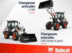 Bobcat présente la nouvelle chargeuse articulée L100 et la L85 mise à jour à GaLaBau