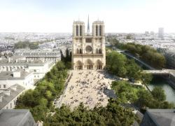 Le futur parvis de Notre-Dame conçu comme une clairière