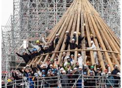 Notre-Dame: la restauration de la charpente du choeur est finie