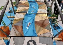 À Artibat, un pont de talents s'inspire des croquis de Léonard de Vinci