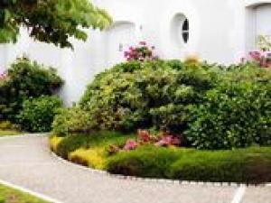 Les européens sont accros de leurs jardins, devant la cuisine