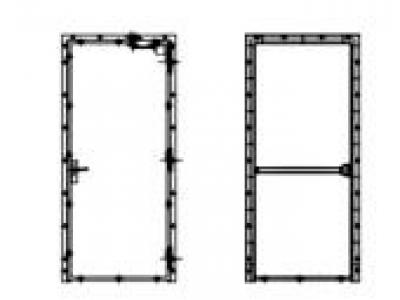 Bloc-porte 1 vantail 1 V, 1VGH