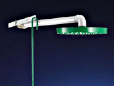 Douche de sécurité horizontale