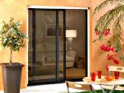 Moustiquaire plissée coulissante