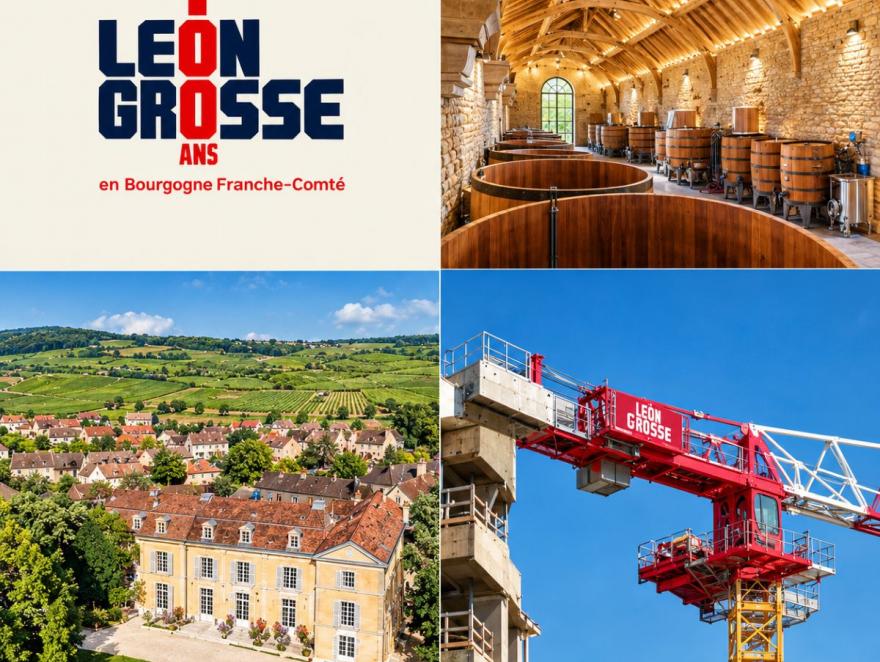 Léon Grosse à Dijon : 100 ans d’histoire et plus de 1 000 chantiers