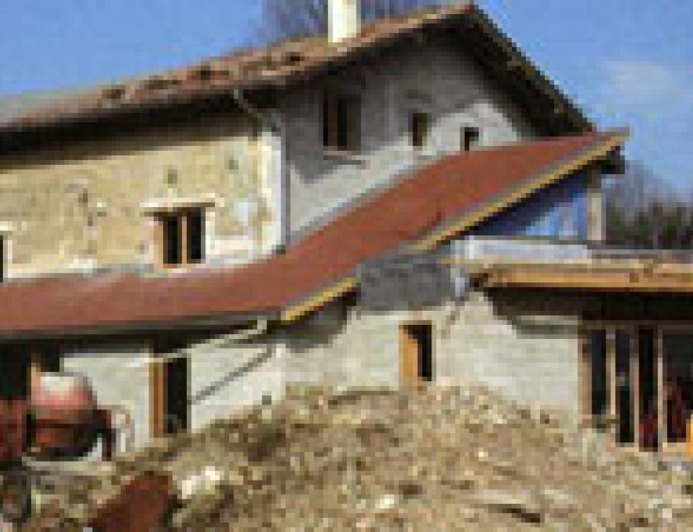 Ouverture Mur Porteur Pisé Renover Une Grange En Pise A L Ancienne Mise En Oeuvre Maconnerie