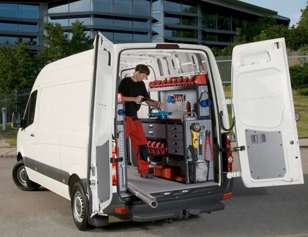 Aménagement de véhicule utilitaire pour artisan, camion