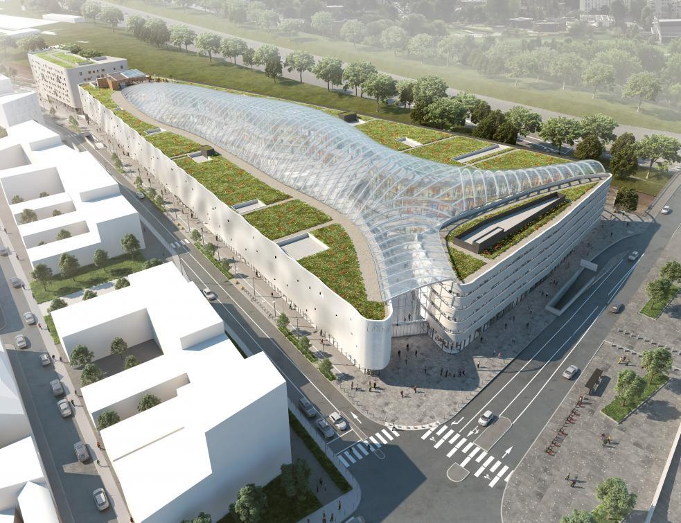 Futur centre commercial Lillenium : plus de 4 000 m2 de murs