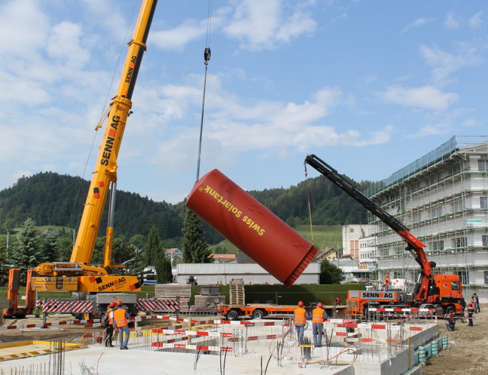 Chaleur renouvelable : couvrir 100% des besoins de chaleur annuels par le solaire thermique