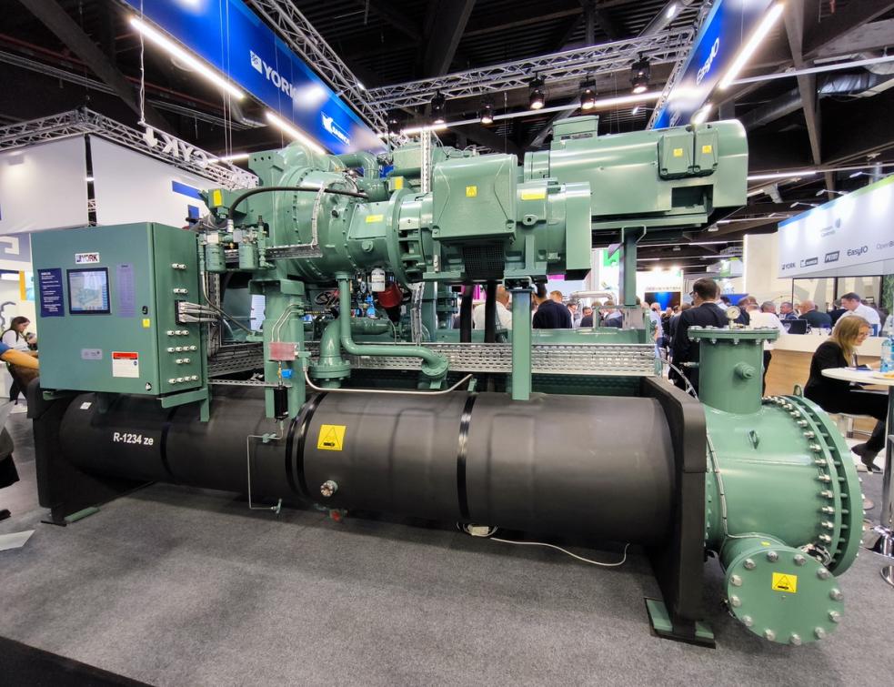 Une pompe à chaleur eau/eau de 600 kW à Chillventa 2024